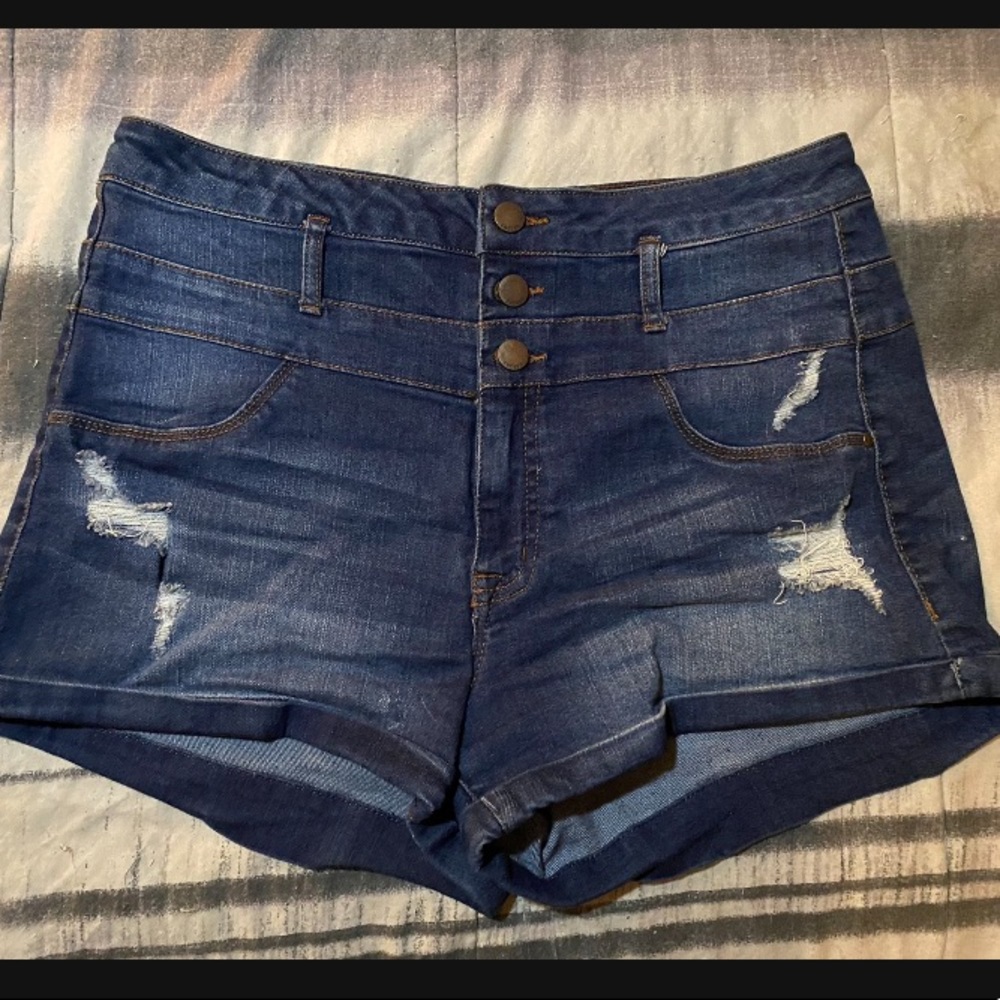 Charlotte Russe High-Waisted Jean Shorts